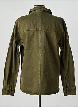 Veste casual fermeture boutonnée sur le devant vert DAYTONA homme