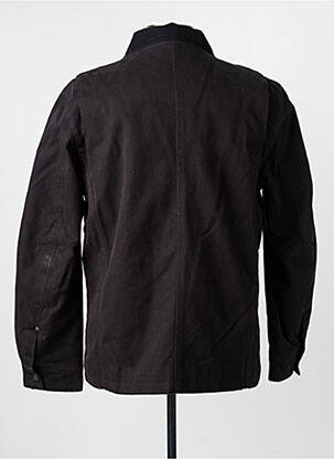 Veste casual fermeture boutonnée sur le devant noir DAYTONA homme