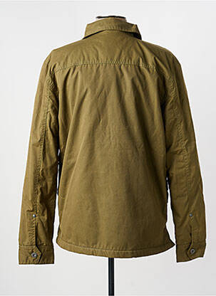Veste casual fermeture boutonnée sur le devant vert IRON AND RESIN homme