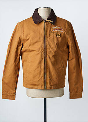 Veste casual coupe droite marron DAYTONA homme