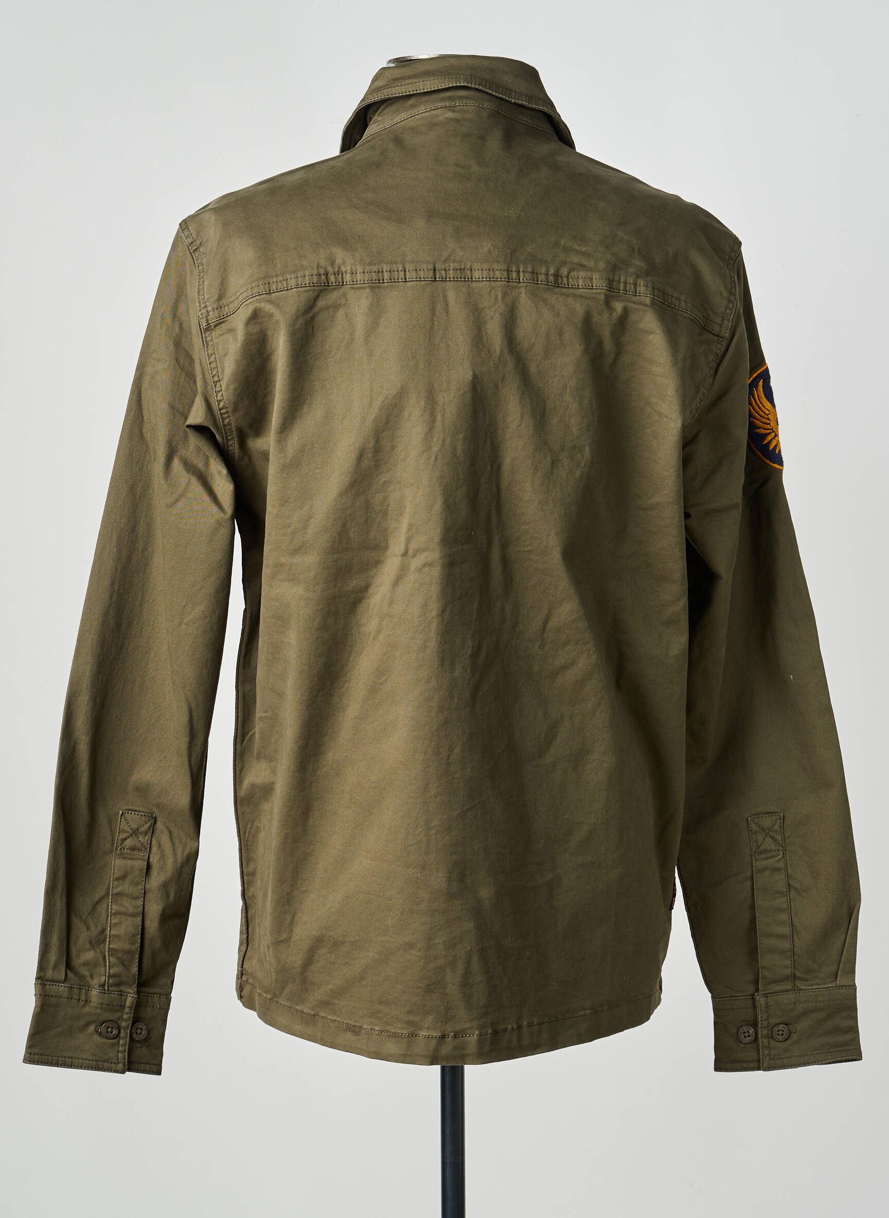 Veste casual fermeture boutonnée sur le devant vert DAYTONA homme