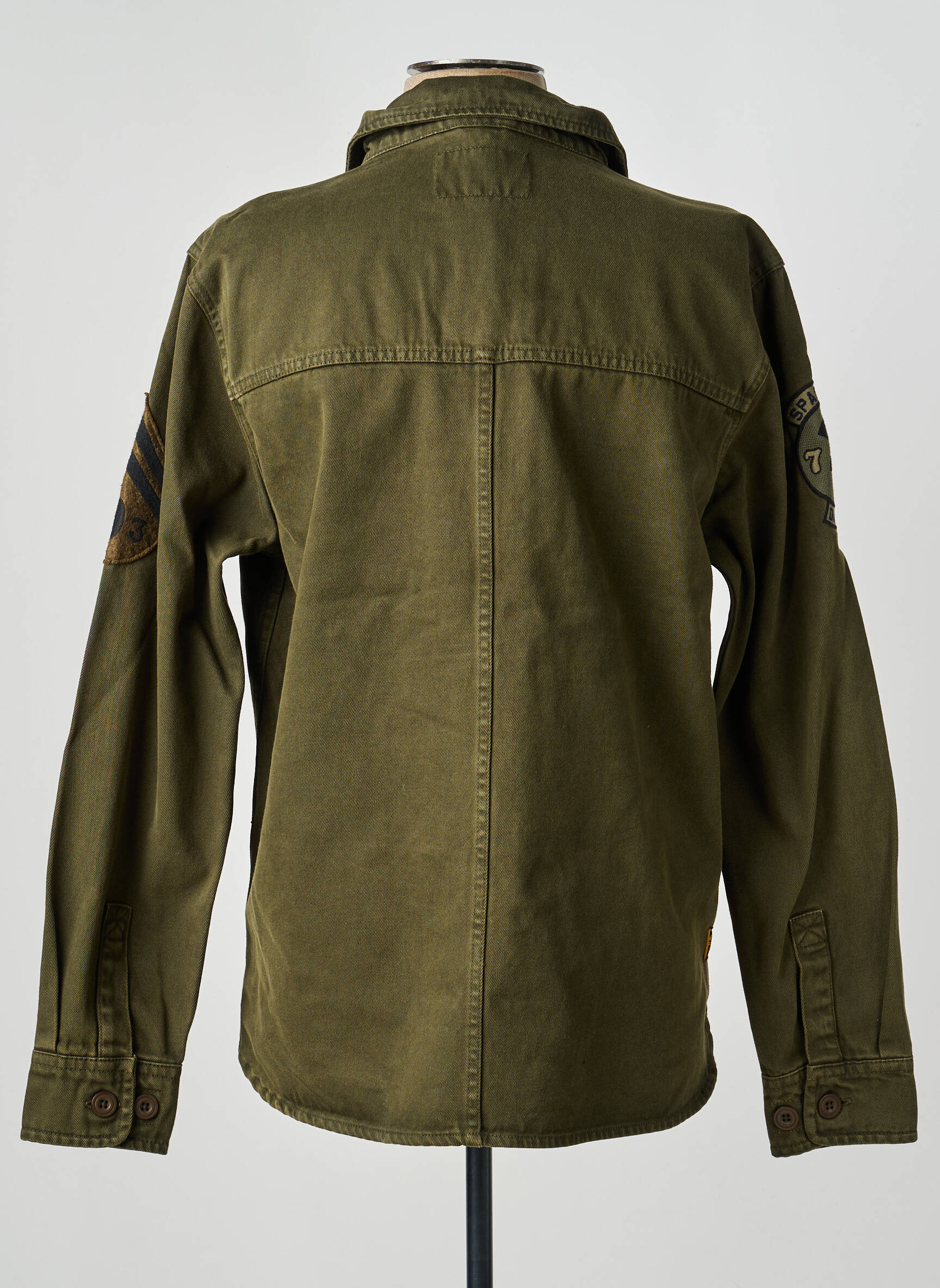 Veste casual fermeture boutonnée sur le devant vert DAYTONA homme