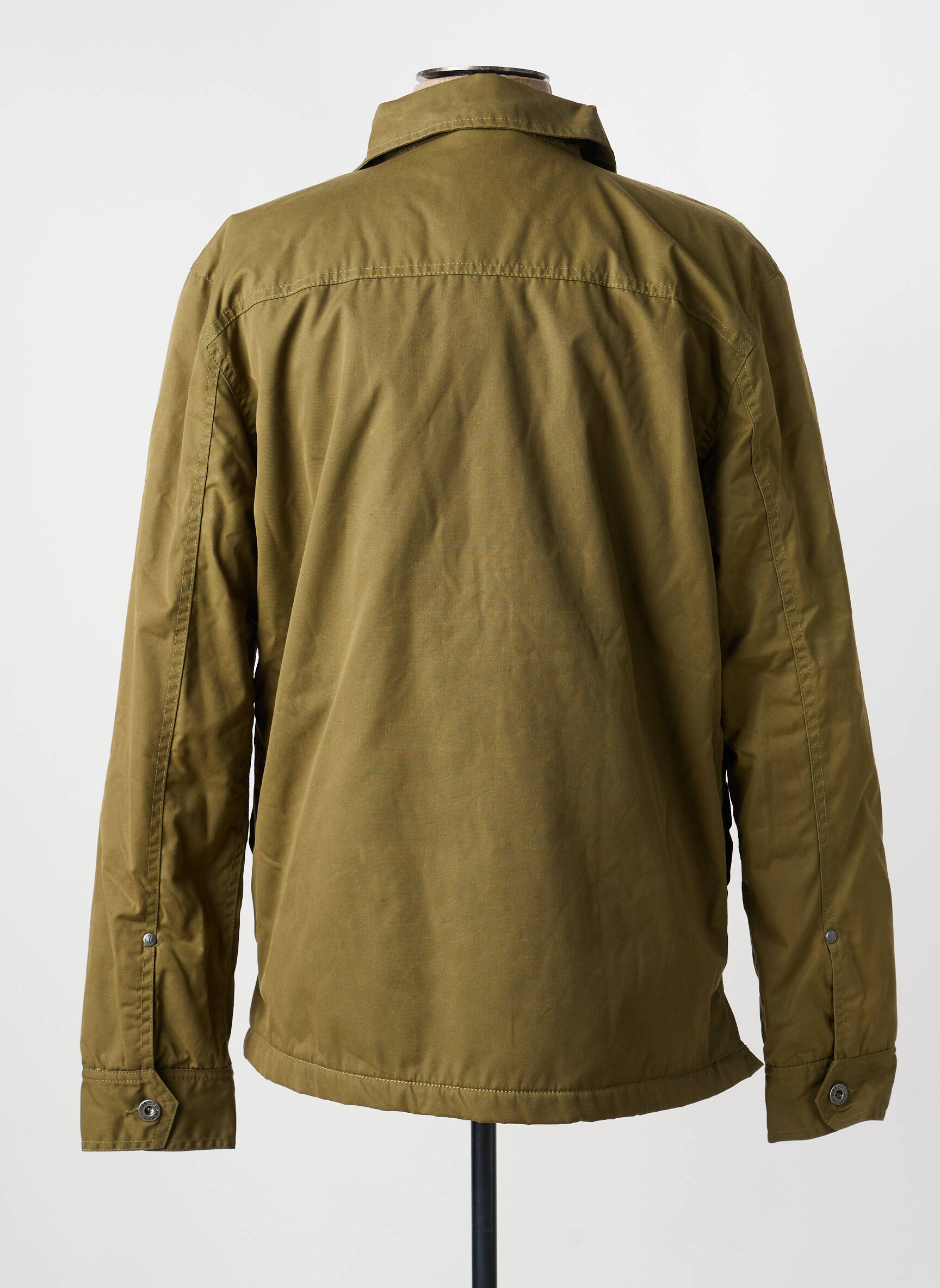 Veste casual fermeture boutonnée sur le devant vert IRON AND RESIN homme