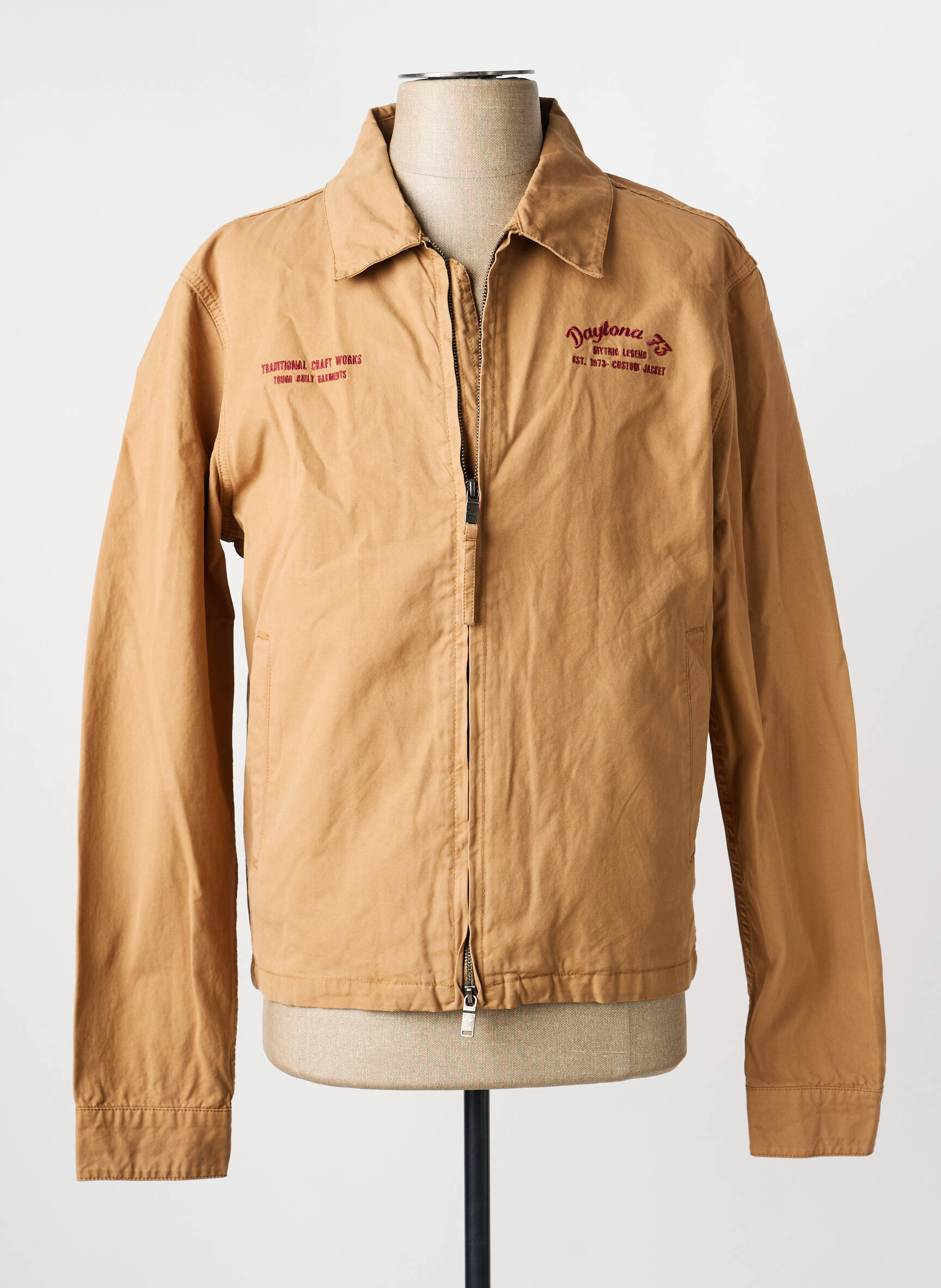 Veste casual coupe droite beige DAYTONA homme