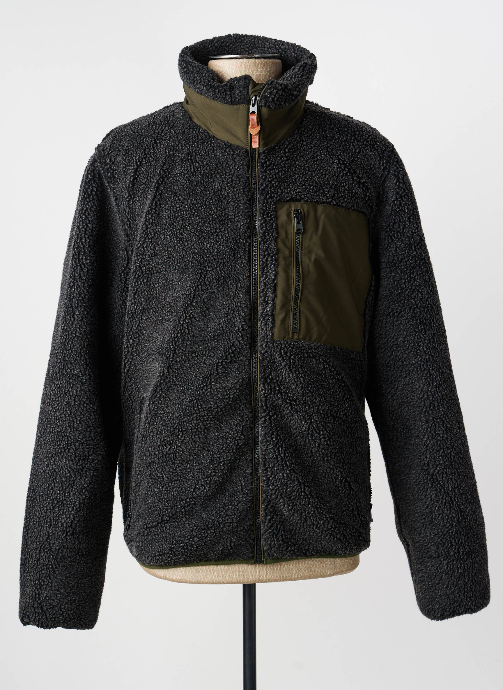 Veste casual coupe droite gris IRON AND RESIN homme