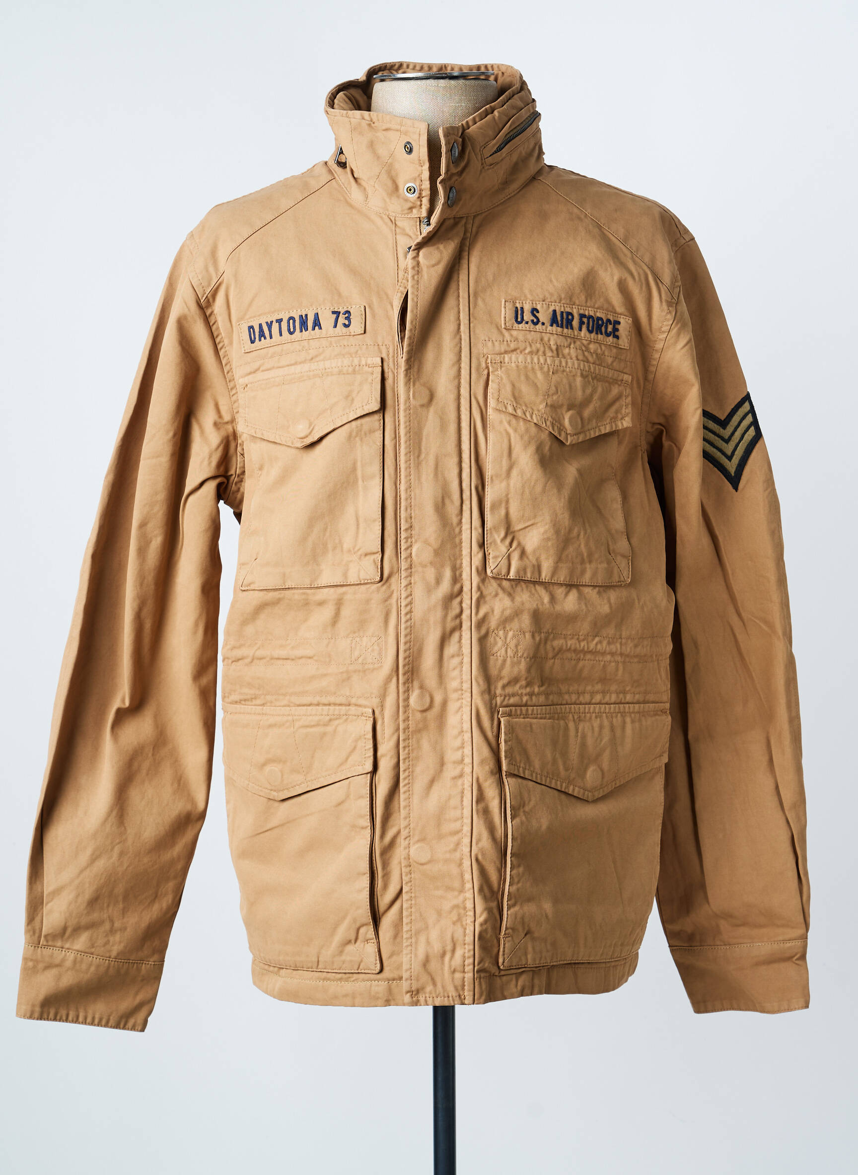Veste casual coupe droite beige DAYTONA homme