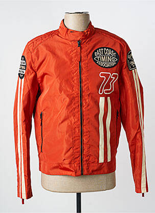 Blouson tissage imperméable orange DAYTONA homme