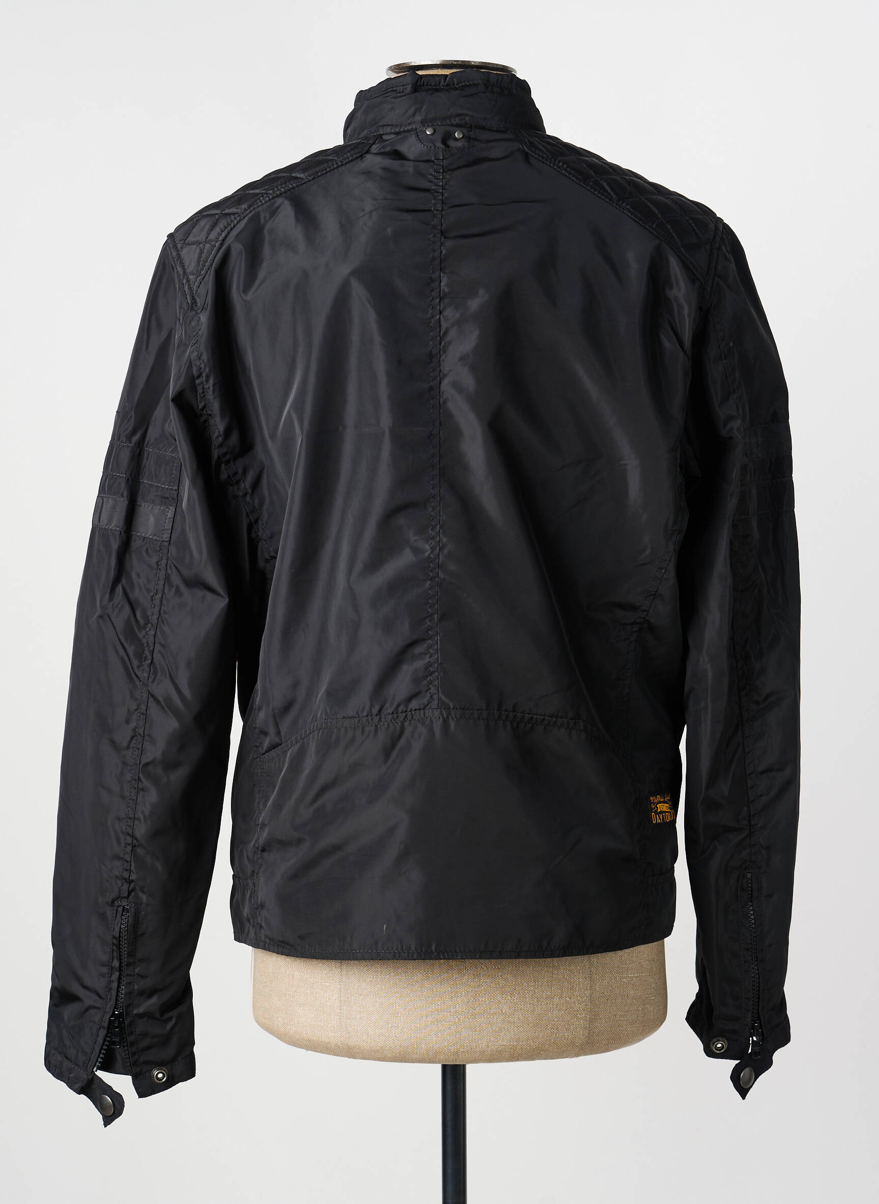 Blouson finition intérieure doublure imprimée noir DAYTONA homme