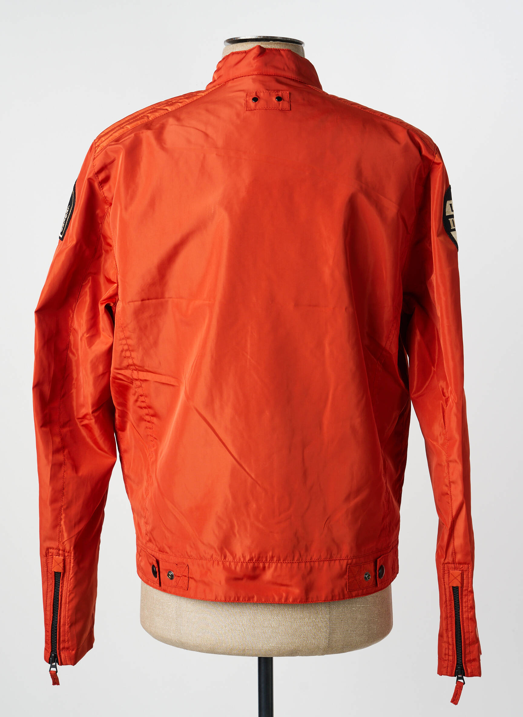 Blouson tissage imperméable orange DAYTONA homme