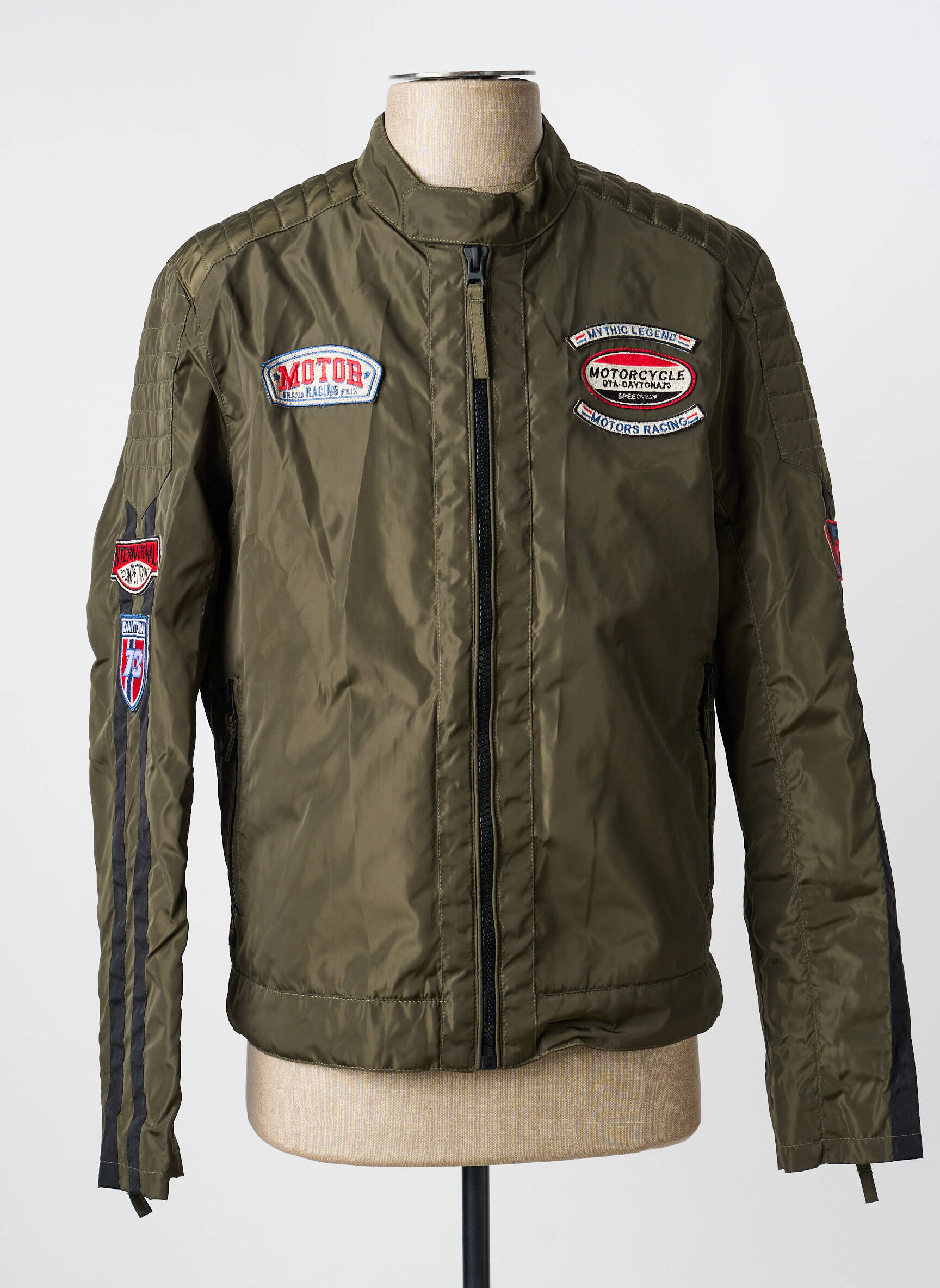 Blouson manches longues vert DAYTONA homme