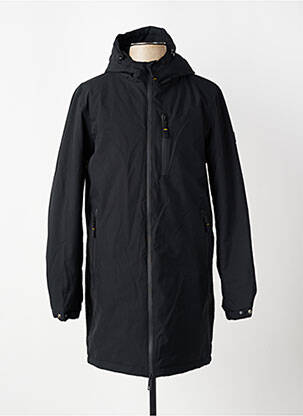 Imperméable coupe droite a capuche noir DAYTONA homme