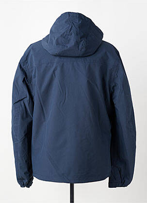 Parka manches longues a capuche bleu DAYTONA homme