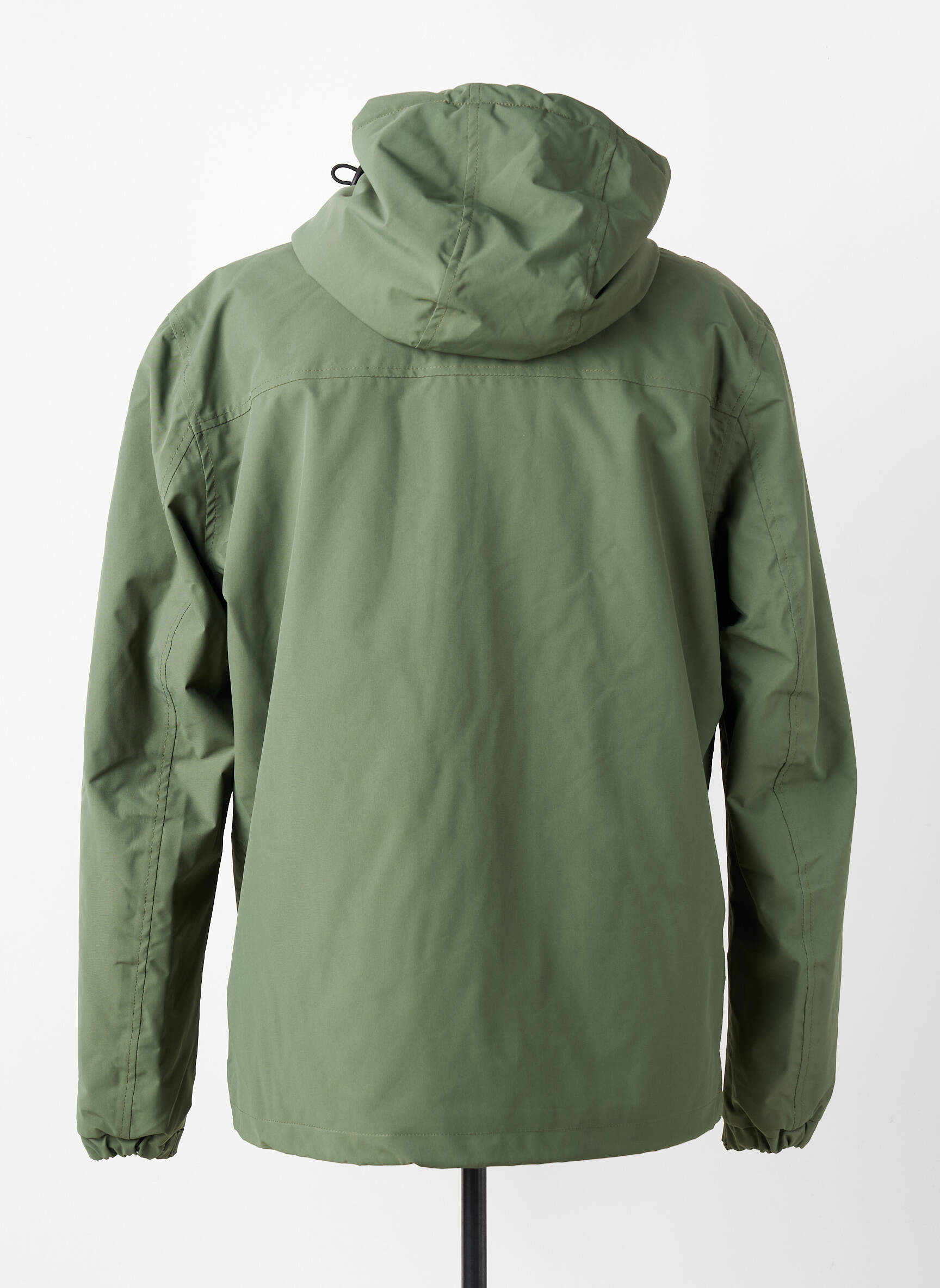Parka finition intérieure doublure satiné a capuche vert DAYTONA homme