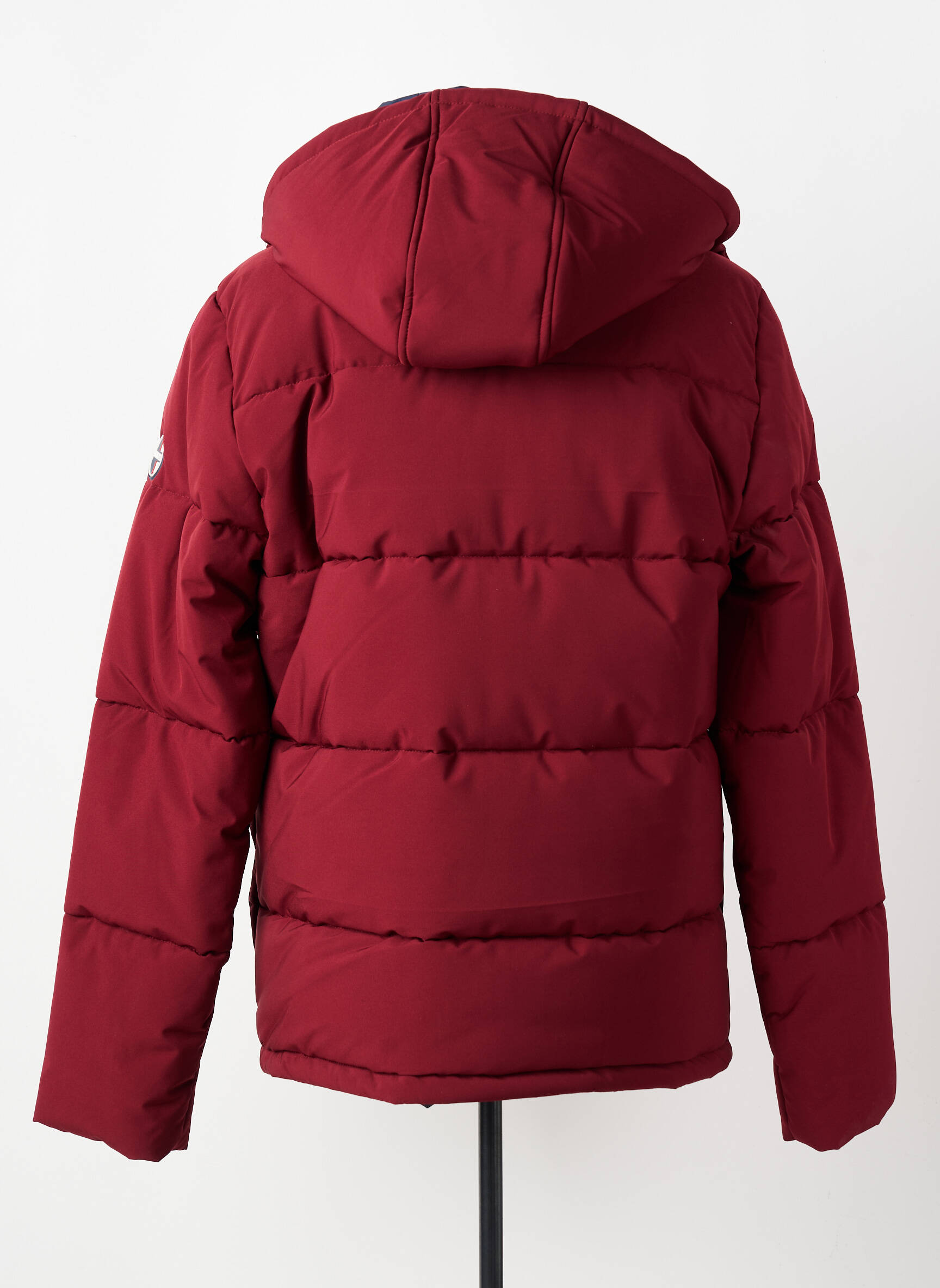 Doudoune manches longues a capuche rouge DAYTONA homme
