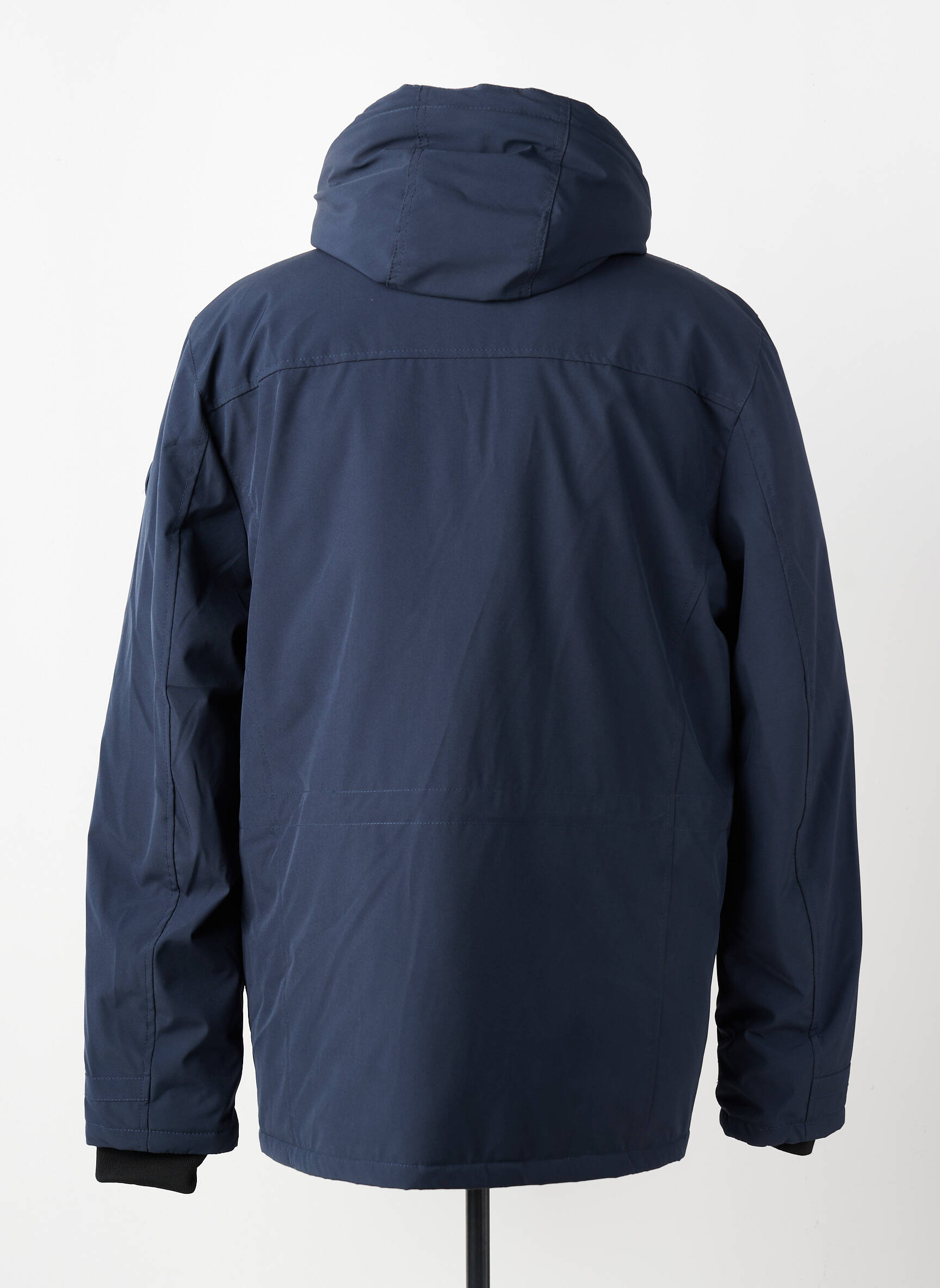 Doudoune manches longues a capuche bleu DAYTONA homme