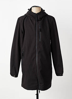 Imperméable poches a capuche noir DAYTONA homme