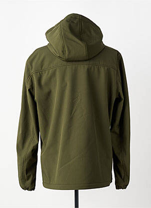 Coupe-vent poches a capuche vert DAYTONA homme