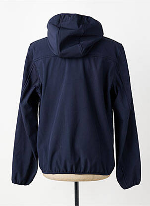 Coupe-vent finition intérieure doublure satiné a capuche bleu DAYTONA homme