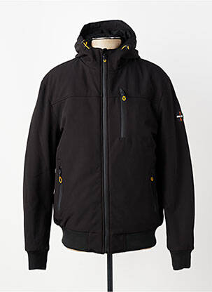 Blouson capuche noir DAYTONA homme