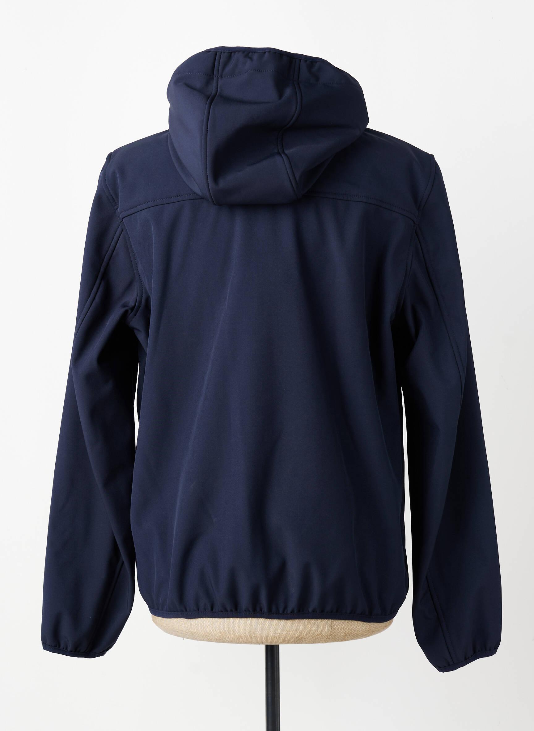 Coupe-vent finition intérieure doublure satiné a capuche bleu DAYTONA homme