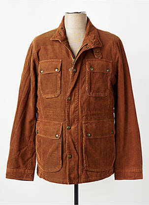 Veste casual finition intérieure doublée marron DAYTONA homme