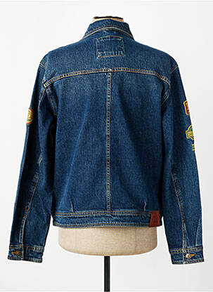 Veste casual fermeture boutonnée sur le devant bleu DAYTONA homme