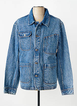 Veste casual fermeture boutonnée sur le devant bleu IRON AND RESIN homme