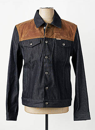 Veste casual fermeture boutonnée sur le devant noir IRON AND RESIN homme