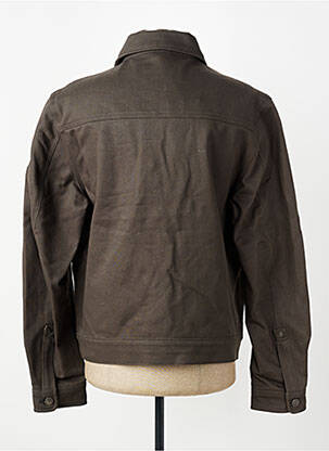 Veste casual fermeture boutonnée sur le devant gris IRON AND RESIN homme