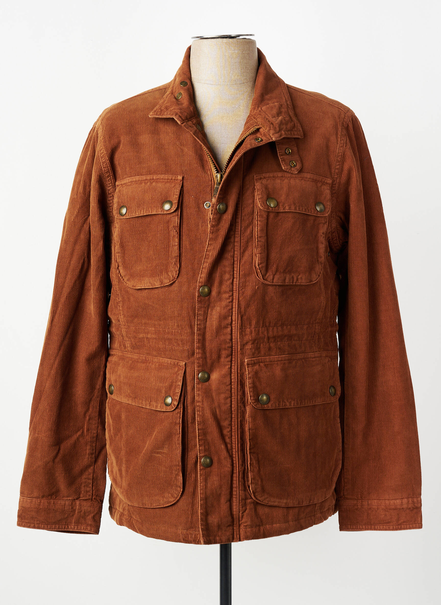 Veste casual finition intérieure doublée marron DAYTONA homme