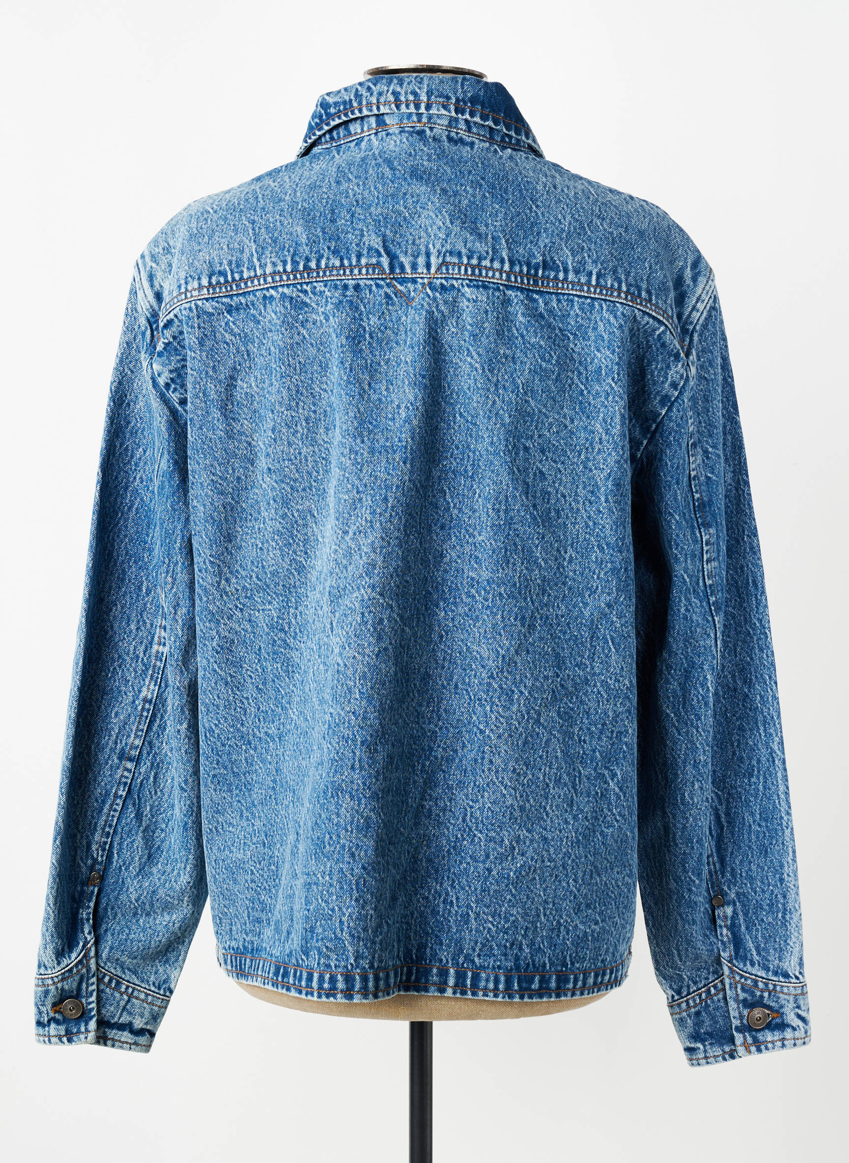 Veste casual fermeture boutonnée sur le devant bleu IRON AND RESIN homme