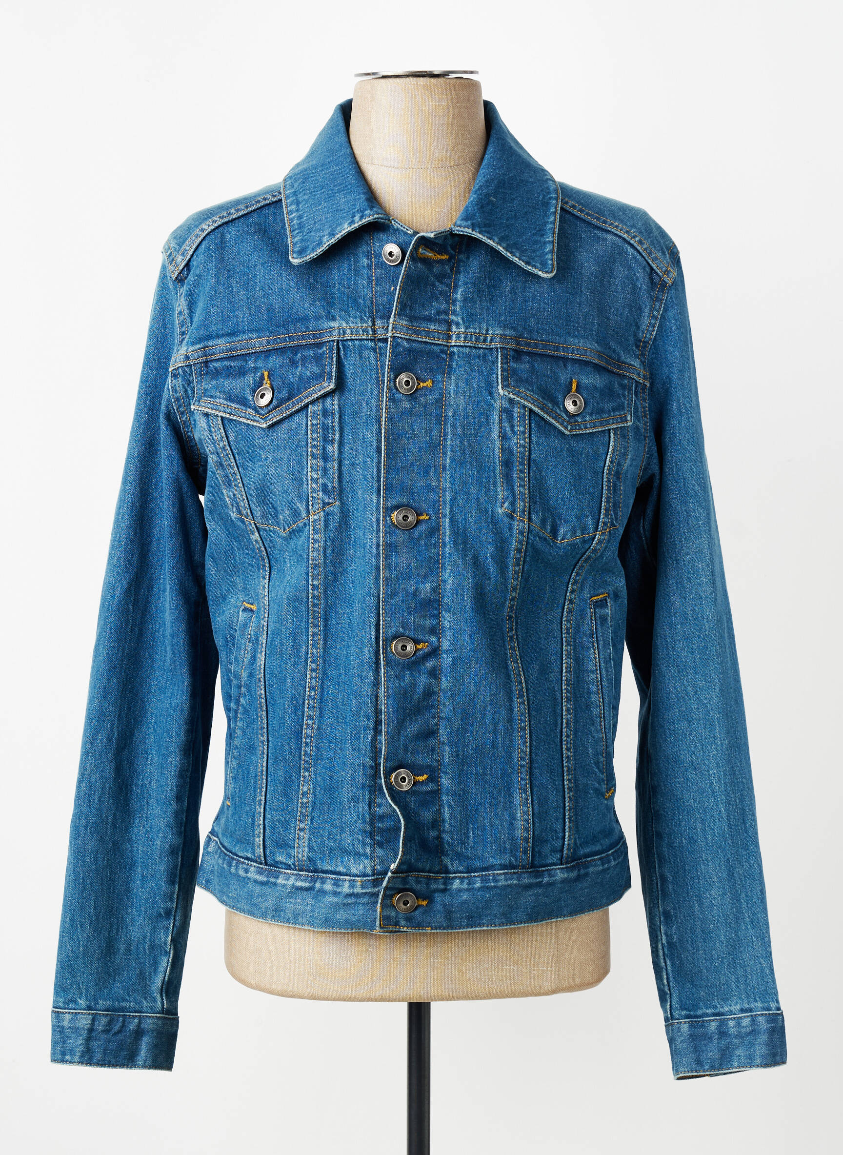 Veste en jean manches longues bleu DAYTONA homme