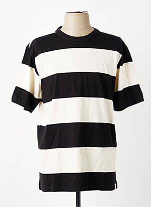 T-shirt stretch manches courtes noir IRON AND RESIN homme