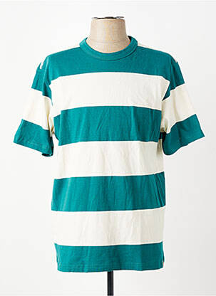 T-shirt stretch manches courtes vert IRON AND RESIN homme