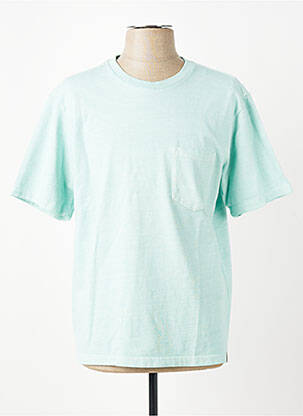 T-shirt stretch manches courtes bleu IRON AND RESIN homme