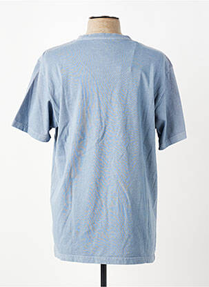 T-shirt coupe cintrée manches courtes bleu IRON AND RESIN homme