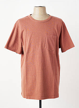 T-shirt stretch manches courtes orange IRON AND RESIN homme