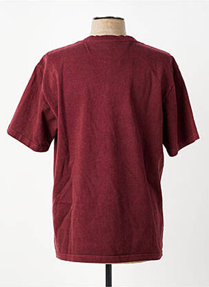 T-shirt stretch manches courtes rouge IRON AND RESIN homme