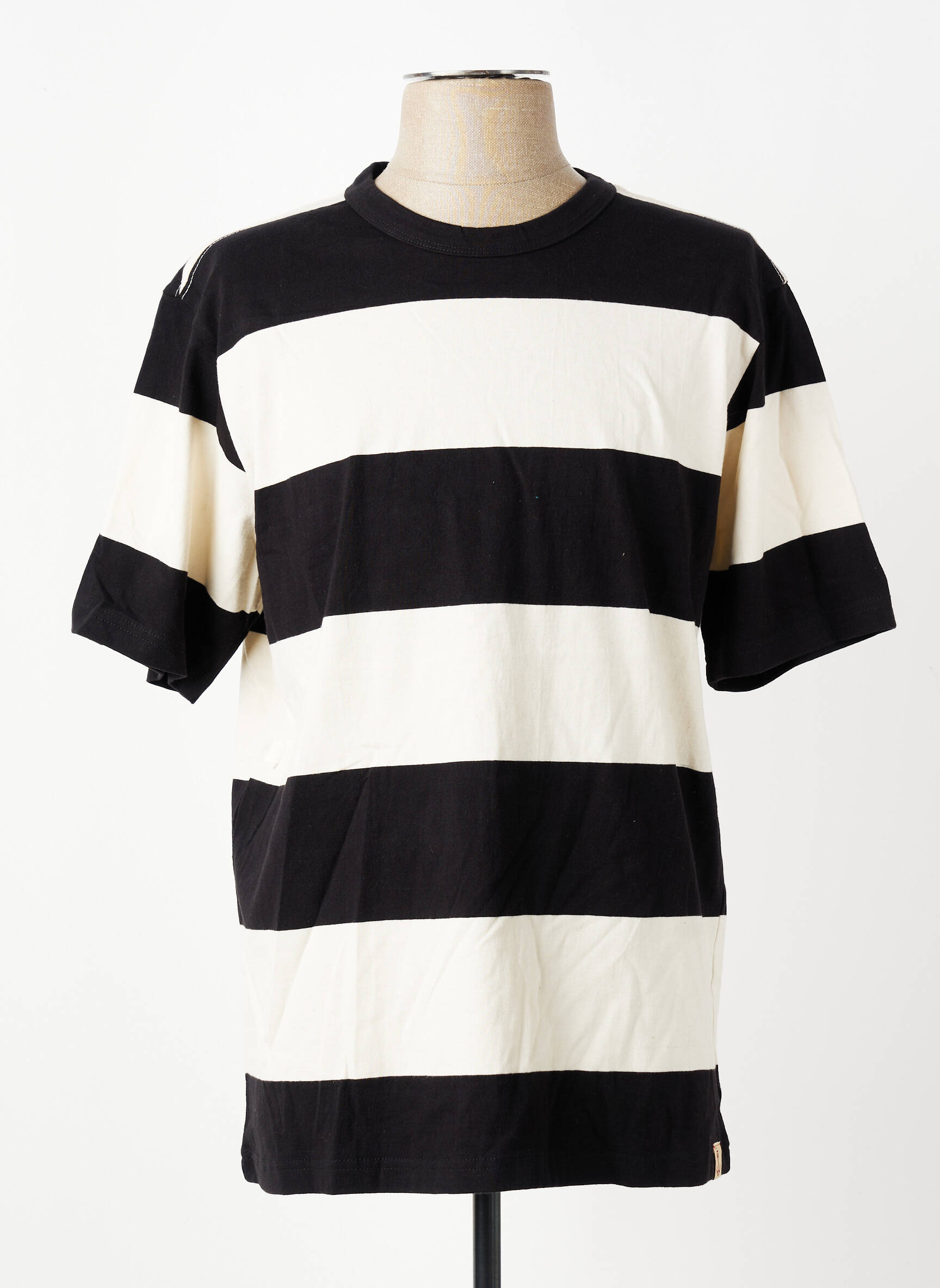 T-shirt stretch manches courtes noir IRON AND RESIN homme