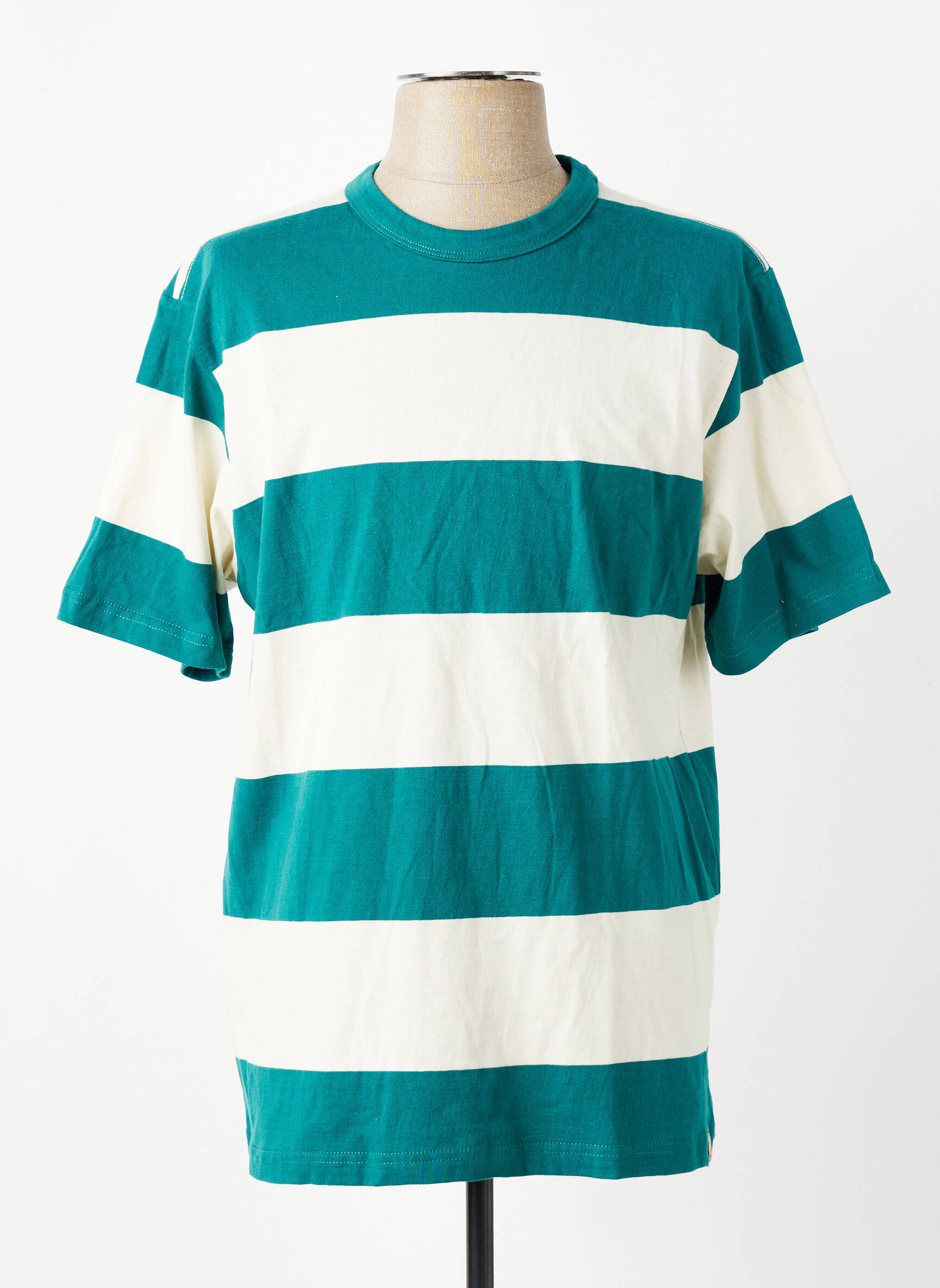 T-shirt stretch manches courtes vert IRON AND RESIN homme