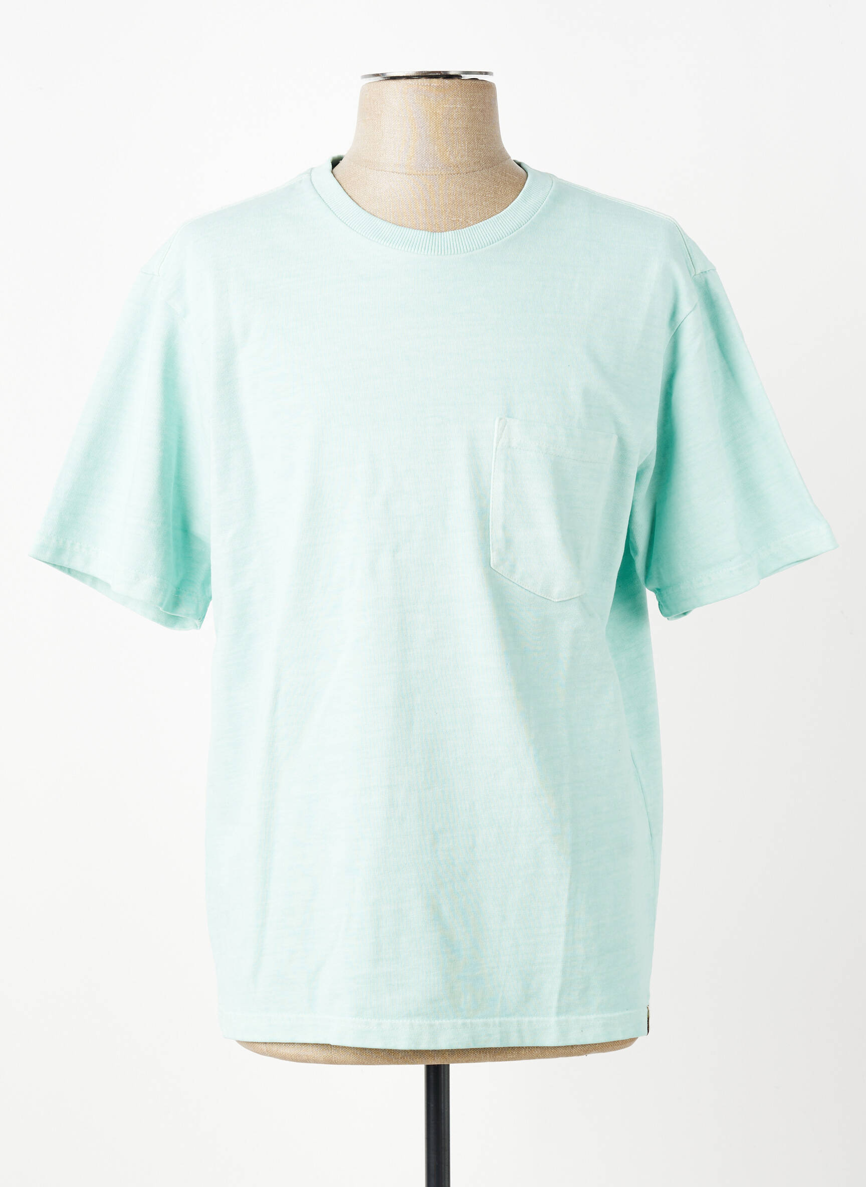 T-shirt stretch manches courtes bleu IRON AND RESIN homme