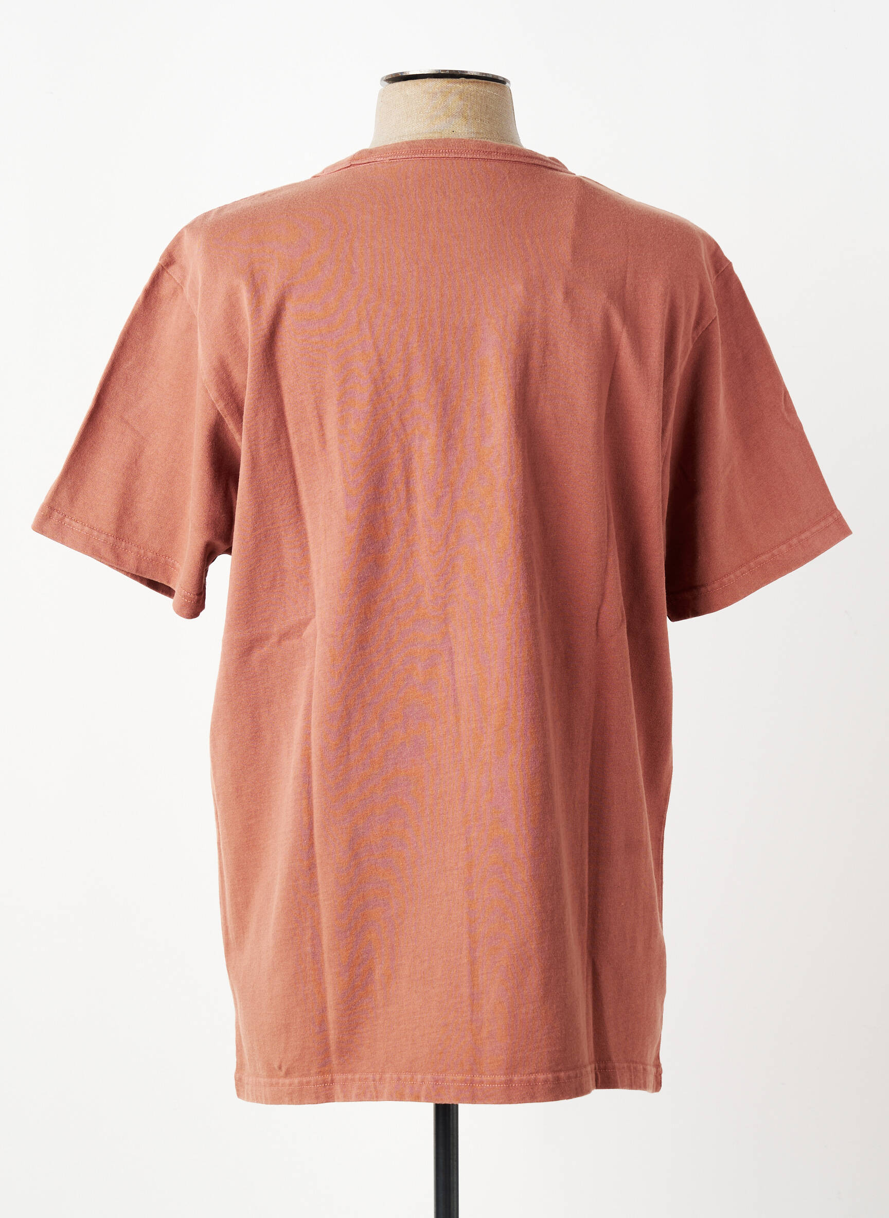 T-shirt stretch manches courtes orange IRON AND RESIN homme