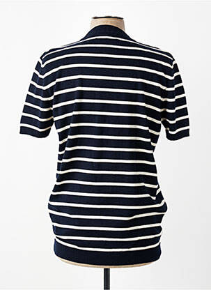 T-shirt coupe cintrée manches courtes bleu DAYTONA homme
