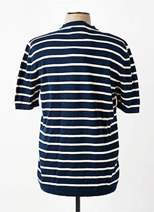 T-shirt coupe cintrée manches courtes bleu fonce DAYTONA homme