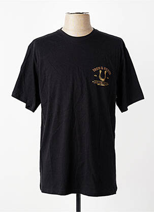 T-shirt bio manches courtes noir IRON AND RESIN homme