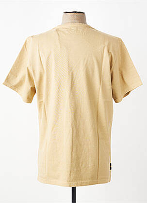T-shirt sérigraphie floquée manches courtes beige DAYTONA homme