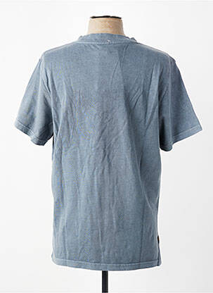 T-shirt stretch manches courtes bleu DAYTONA homme