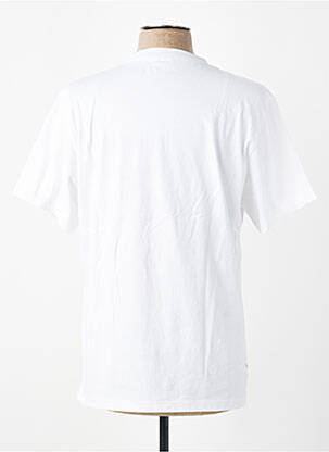 T-shirt sérigraphie floquée manches courtes blanc DAYTONA homme