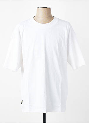 T-shirt coupe droite manches courtes blanc DAYTONA homme