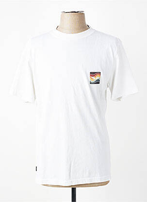 T-shirt stretch manches courtes blanc DAYTONA homme